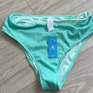 Cupshe High Waisted Mint Green Bikini Bottom